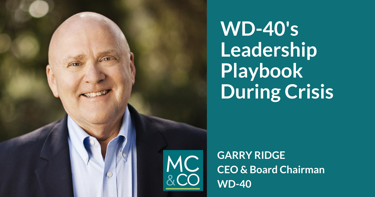 WD-40’s Leadership Playbook During Crisis